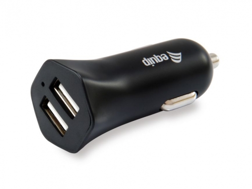 EQUIP LIFE CARREGADOR ISQUEIRO 2X USB 12W 2.4A CAR CHARGER