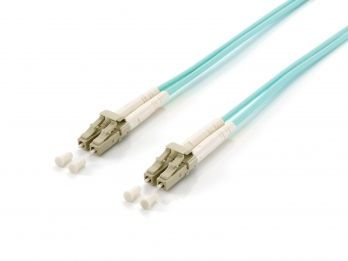 Cabo EQUIP Fibra Opt Duplex Jumper LC | LC 50 | 125 3,0m Azul,OM3,LSOH - 255413