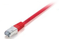 EQUIP CHICOTE CAT6 S | FTP LSZH 0.5MT VERMELHO
