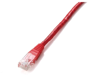 EQUIP CHICOTE CAT5E UTP CCA PVC 2MT VERMELHO