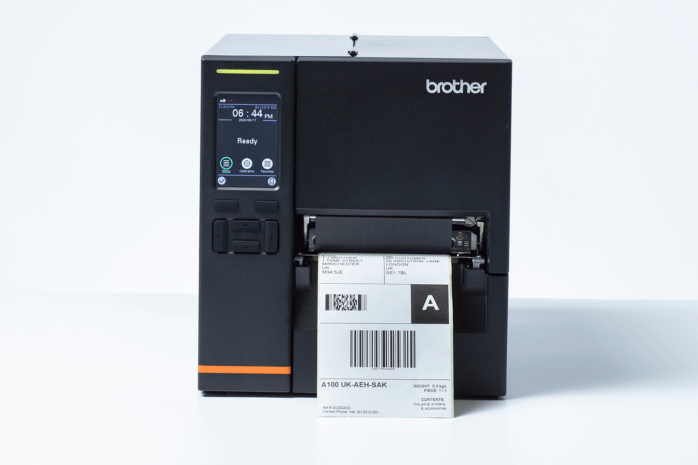 Impressora de Etiquetas BROTHER Industrial Transferência Térmica TJ-4021 - USB | host | Série | Rede