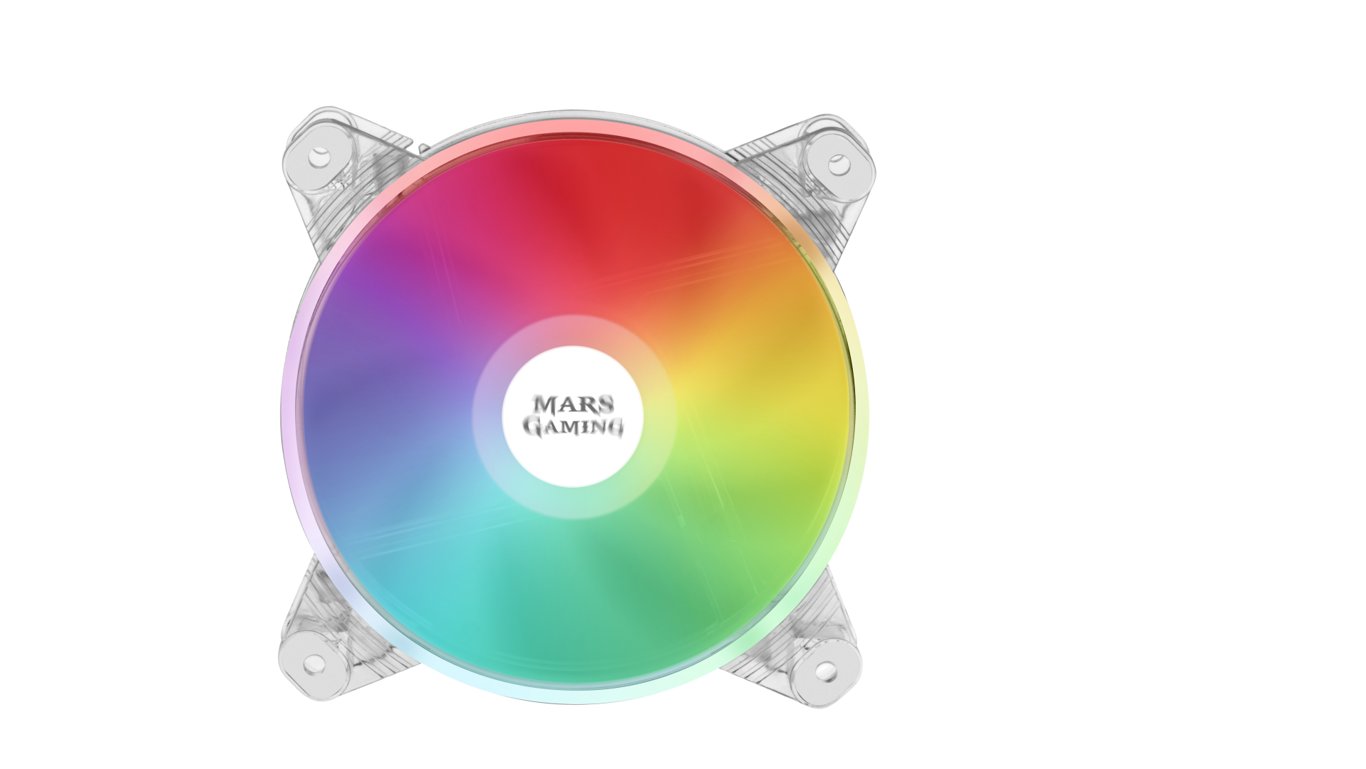 VENTOINHA MARS GAMING MFD 12CM FAN,CHROMA RGB AUTO,ULTRA-SILENT 14DB,4PIN,TRANSPARENT