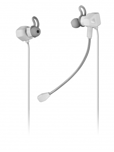 Auscultadores MARS GAMING MIHX IN-EAR HEADSET,HAPTIC SENSE,2X MICRO,MULTIPLATFORM,WHITE