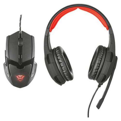 TRUST HEADSET GAMING GXT784 + MOUSE