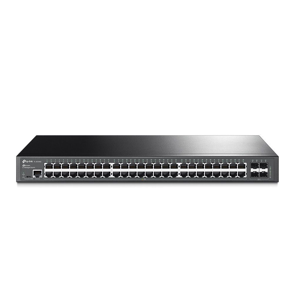 TP-LINK JETSTREAM 48-PORT GIGABIT L2+ MANAGED SWITCH WITH 4 SFP SLOTS