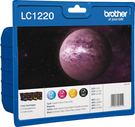 BROTHER TINTEIRO PACK 4 CORES LC1220