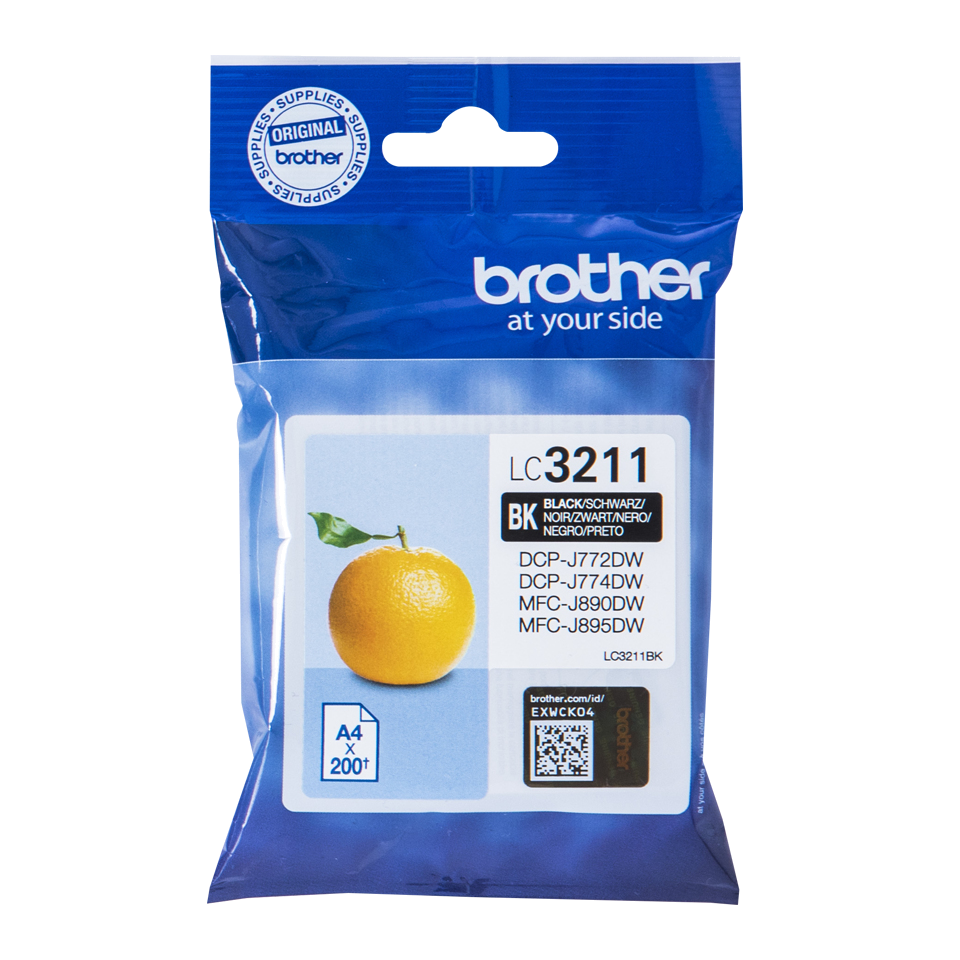 BROTHER TINTEIRO PRETO LC3211