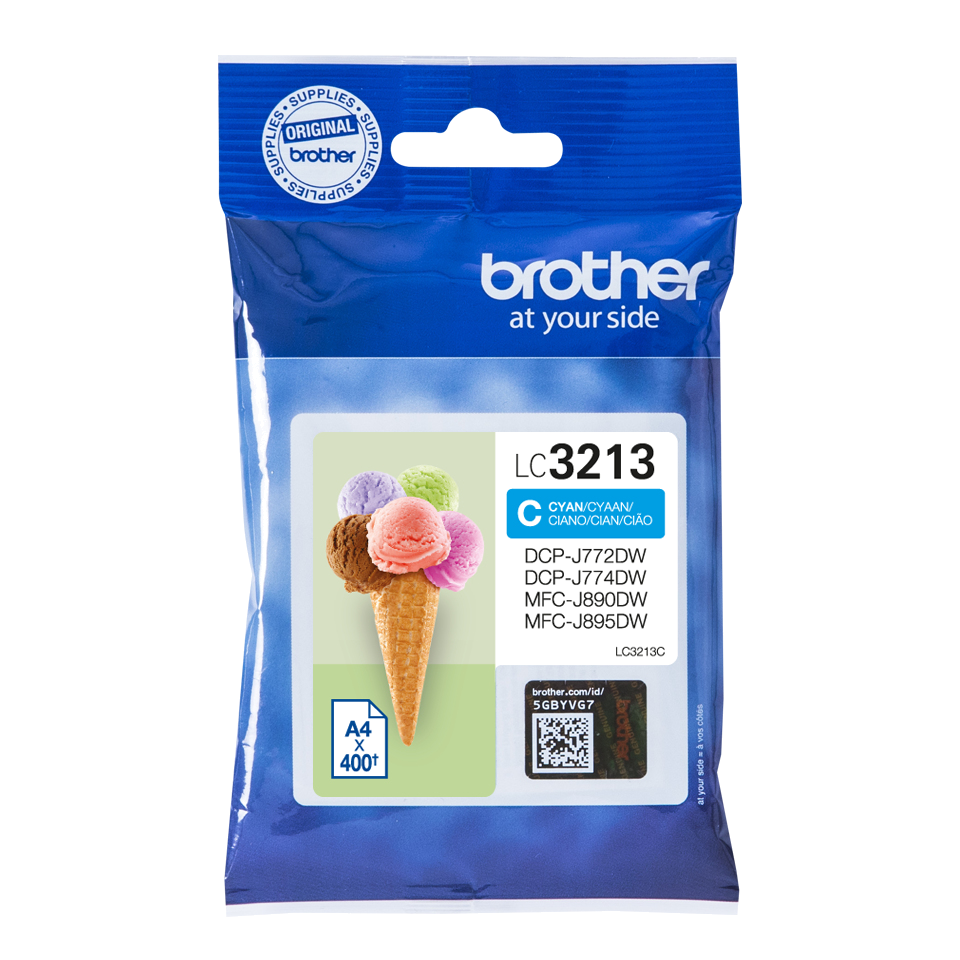 BROTHER TINTEIRO AZUL LC-3213