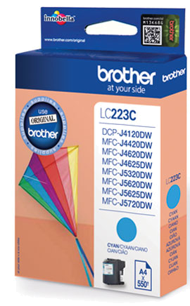 BROTHER TINTEIRO AZUL LC223C