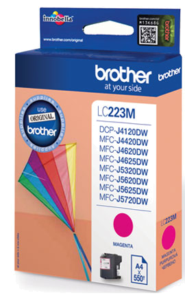 BROTHER TINTEIRO MAGENTA LC223M