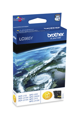 BROTHER TINTEIRO AMARELO LC985 BLISTER