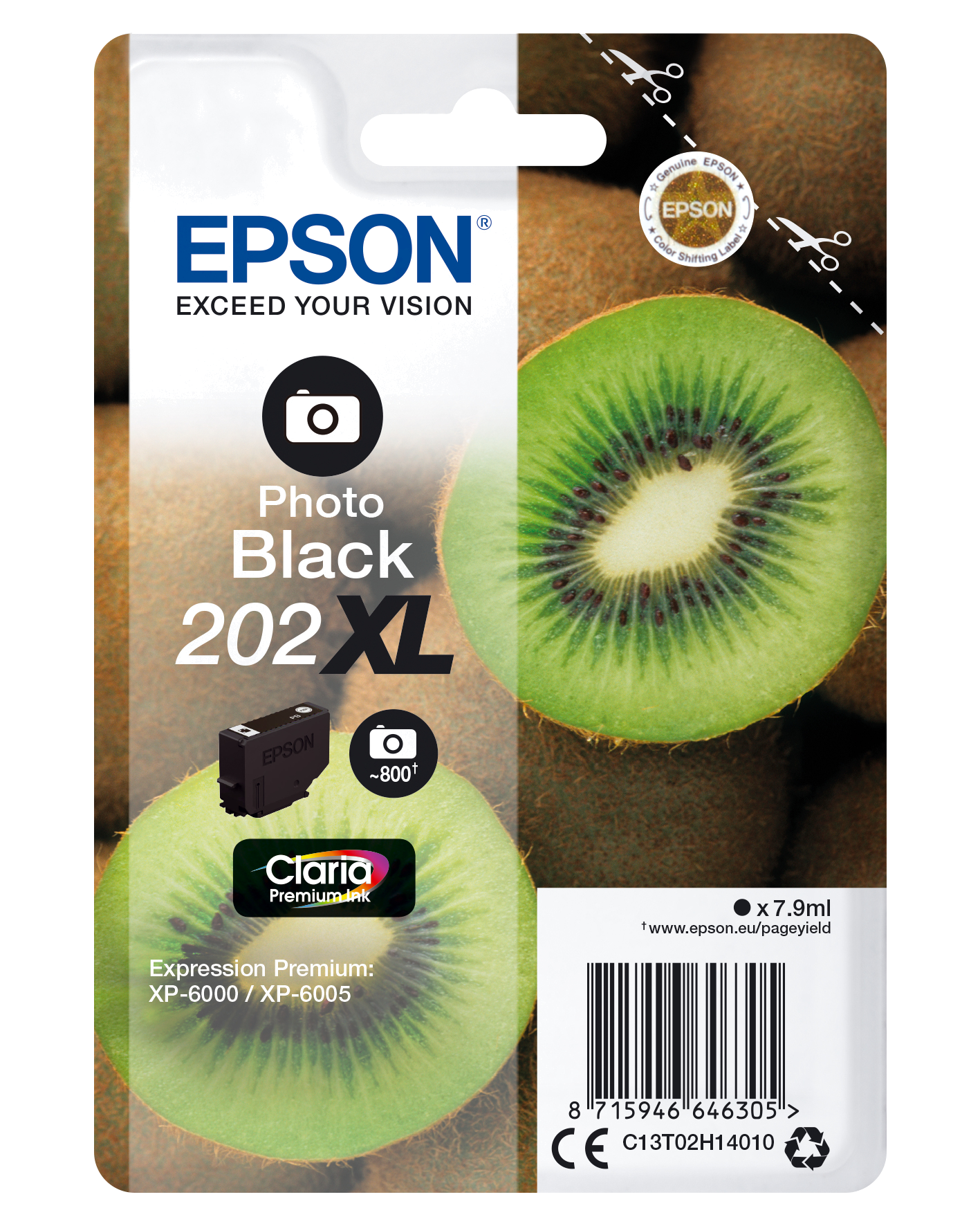 Tinteiro EPSON 202 Preto Foto XL - Expression Premium XP-600x | 610x