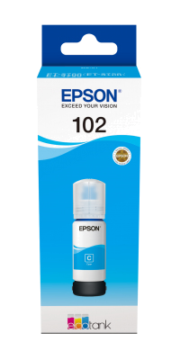 Recarga de Tinta EPSON Serie 102 Ciano (70ml) - EcoTank 2700/ 2750/ 2751/ 2756/ 3700/ 3750/ 4750