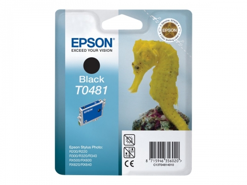 Tinteiro EPSON T0481 Preto - Stylus Photo R200 | 220 | 300 | 320 | 340,RX500 | 600 | | 620 | 640