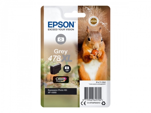 Tinteiro EPSON 478 Cinzento XL - Expression Photo HD XP-15000