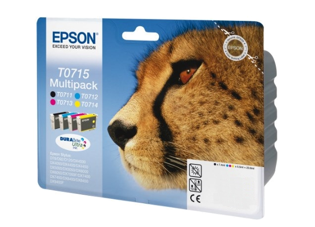 EPSON TINTEIRO PACK 4 CORES (T071140+240+340+440) C | FREQUENCIA