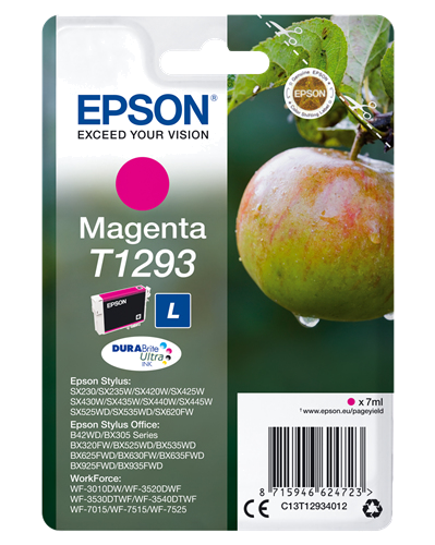 Tinteiro EPSON T1293 Magenta L - Stylus B42,BX3xx | 5xx | 6xx | 9xx,SX4xx | 5xx | 620