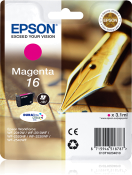 Tinteiro EPSON 16 Magenta - WF-2010 | 251xx | 26xx | 27xx