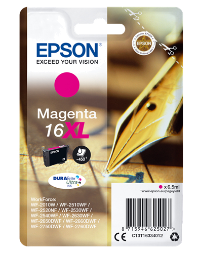 Tinteiro EPSON 16 Magenta XL - WF-2010 | 251xx | 26xx | 27xx