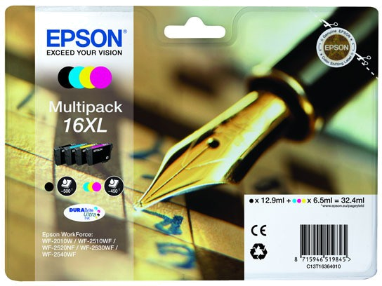 EPSON TINTEIRO 16XL SERIES "PEN AND CROSSWORD"MULTIPA