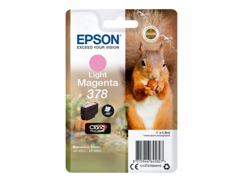 Tinteiro EPSON 378 Magenta Claro - Expression Photo XP-8500 | 8600 | 15000