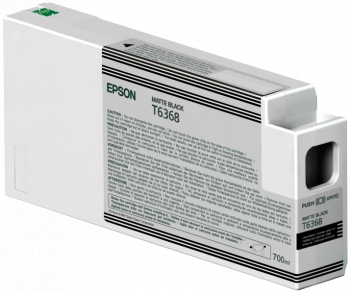 Tinteiro EPSON T6368 Preto Mate UltraChrome HDR 700ml - Stylus Pro 7700 | 7900 | 9700 | 9900 | WT790