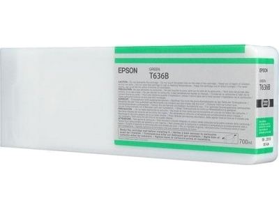 Tinteiro EPSON T636B Verde UltraChrome HDR 700ml - Stylus Pro 7700 | 7900 | 9700 | 9900 | WT790