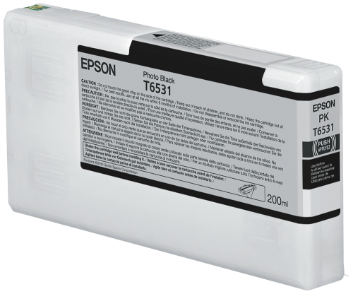 Tinteiro EPSON T6531 Preto Foto 200ml - Stylus Pro 4900 Serie