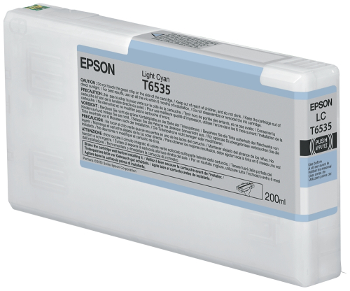 Tinteiro EPSON T6535 Ciano Claro 200ml - Stylus Pro 4900 Serie