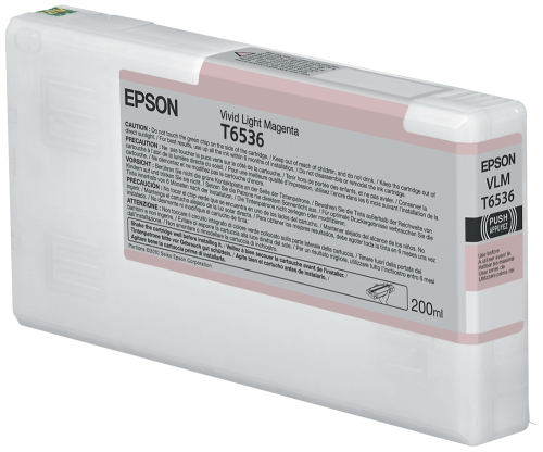 Tinteiro EPSON T6536 Magenta Claro Vivo 200ml - Stylus Pro 4900 Serie