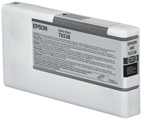 Tinteiro EPSON T6538 Preto Mate 200ml - Stylus Pro 4900 Serie