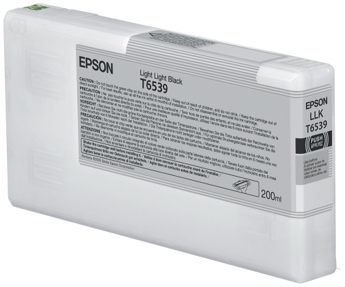 Tinteiro EPSON T6539 Cinzento Claro 200ml - Stylus Pro 4900 Serie