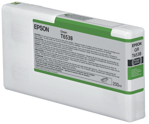 Tinteiro EPSON T653B Verde 200ml - Stylus Pro 4900 Serie