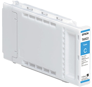 Tinteiro EPSON T6922 Ciano UltraChrome XD 110ml - SureColor SC-T3000 | 5000 | 7000