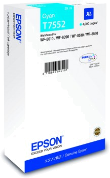 EPSON TINTEIRO AZUL XL T7552 WF-8590 | 8090 | 8010 | 8510