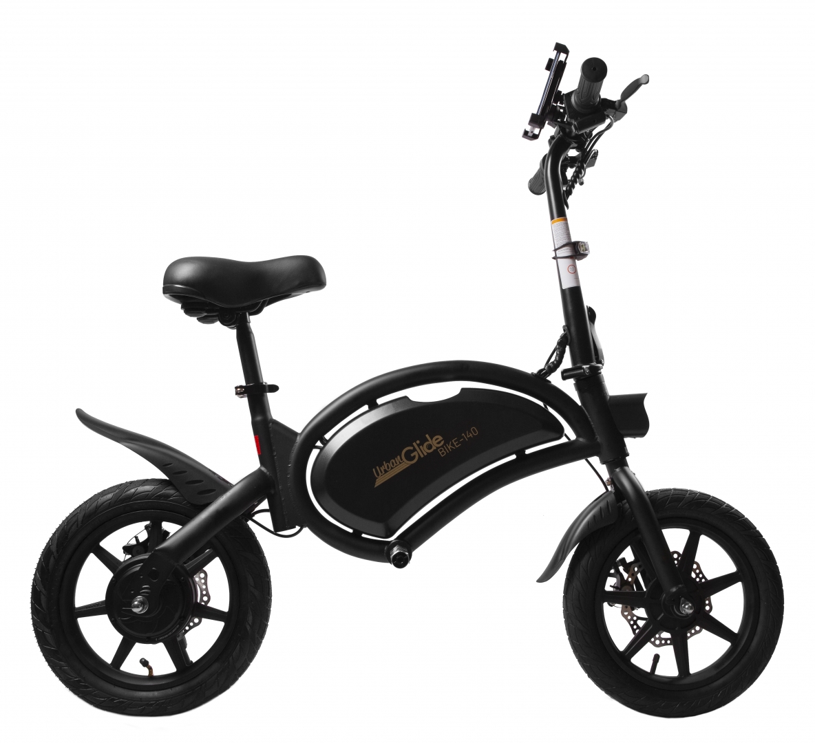 URBANGLIDE Bicicleta Electrica s | pedais 140 6AH Preto - 56792