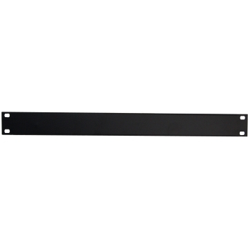 WP RACK BLANK PANEL 1U,BLACK RAL 9005