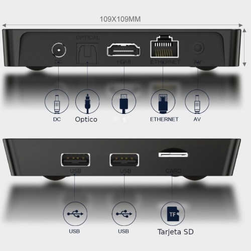 X96Q PRO H313 2GB/16GB Android 10 - Android TV