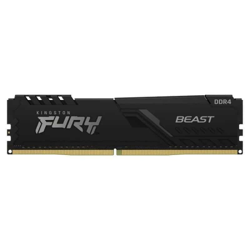 KINGSTON MEM 16GB 2666MHz DDR4 CL16 DIMM 1Gx8 FURY BEAST BLACK