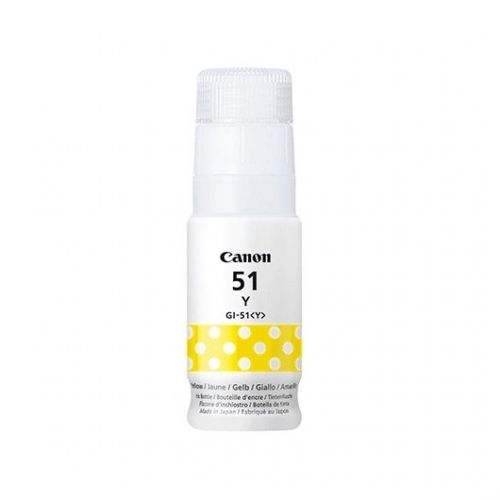 Frasco de tinta original Canon GI51 amarelo - GI51Y/4548C001