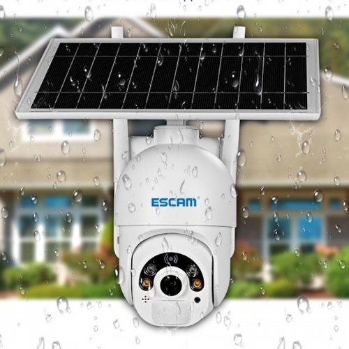 Câmera IP ESCAM QF 450 Solar 1080p 355º 4G | LTE