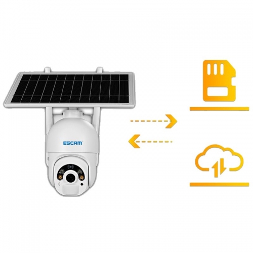 Câmera IP ESCAM QF 450 Solar 1080p 355º 4G | LTE