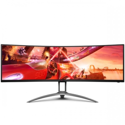 MONITOR AOC VA 49"32:9 DQHD CURVO 1MS 165HZ HDMI DP USB-C COLUNAS HAS