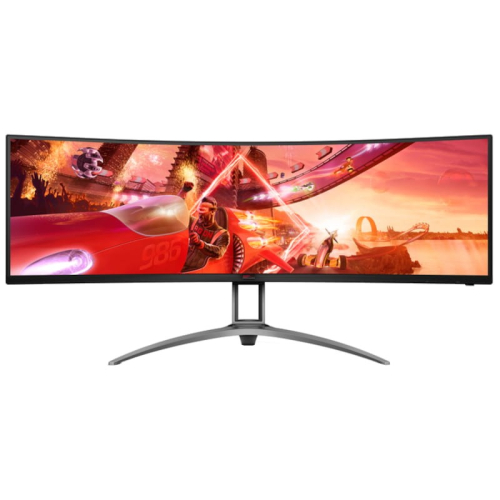 MONITOR AOC VA 49"32:9 DQHD CURVO 1MS 165HZ HDMI DP USB-C COLUNAS HAS