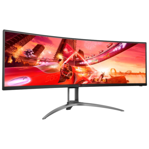MONITOR AOC VA 49"32:9 DQHD CURVO 1MS 165HZ HDMI DP USB-C COLUNAS HAS