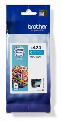BROTHER TINTEIRO AZUL LC-424