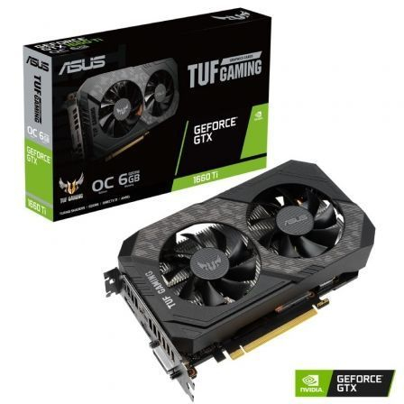 PLACA GRÁFICA ASUS TUF GTX 1660TI EVO GAMING OC 6GB GDDR6