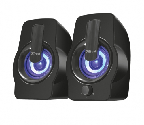 TRUST COLUNAS GEMI RGB LEDS 2.0 USB POWERED BLACK