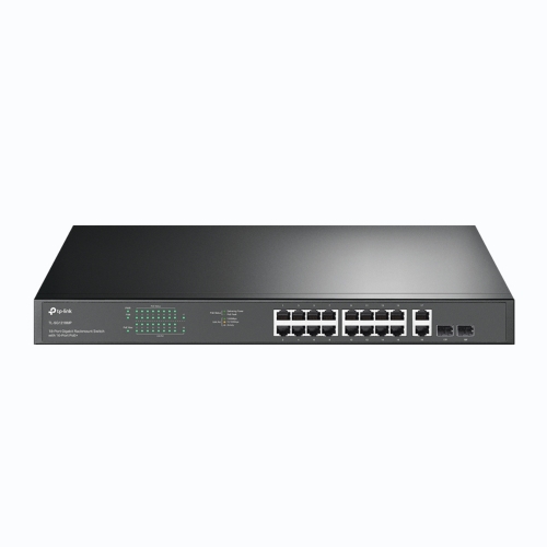 TP-LINK SWITCH 18-PORT GIGABIT RACKMOUNT W | 16-PORT POE+