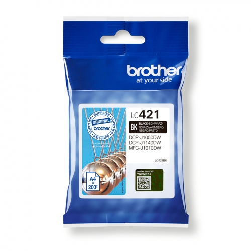 Tinteiro BROTHER LC421BK Preto - DCPJ1050DW | MFCJ1010DW